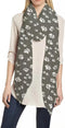Lina & Lily Dog Cat Paw Print Women's Scarf Shawl Wrap Lightweight...