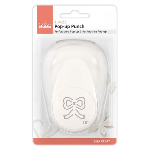 Bira Craft 1.5 inch 3D Bow Tie Lever Action Craft Punch for Paper Crafting Scrapbooking (Bow Tie)...