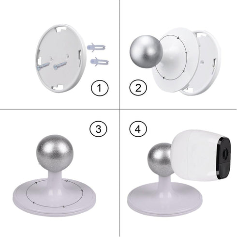 Table Ceiling Mount 2 Pack for Arlo Pro Arlo Pro 2 Wire-Free Cameras by Dropcessories (White)...