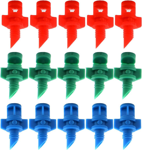Micro Atomizing Garden Sprinkler Nozzle, 90/180/360 Degree Refraction Micro Water Spray Misting Nozzle for Garden Lawn Water Spray Misting Sprinkl...