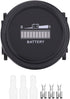 Qiilu LED Battery Indicator Meter, 12V 24V 36V 48V 72V LED Digital Battery Indicator Meter Gauge Status Monitor Compact Tester for Carts Forklift ...