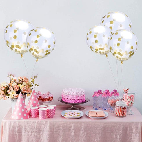 Gold Confetti 1 inch Table Confetti Glitter 5000 pcs for Wedding Party Decoration or Filled Balloons...