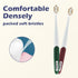 Soft Toothbrush, Ultra Fine Tapered Bristles for More Effective Plaque Removal, Extra Soft Toothbrushes for Adults, 5pcs...