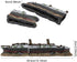 Aquarium Shipwreck Decoration, Resin Titanic Lost Wrecked Boat Ship Fish Tank Ornament Aquarium Sunken Ship Accessories...