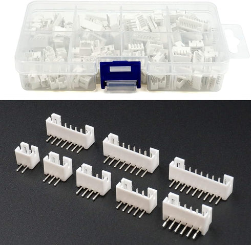PH 2.0mm Socket Kit Compatible with JST-PH 2.0mm Pitch Connectors Through-Hole Side Entry Type Right Angle Stemma......