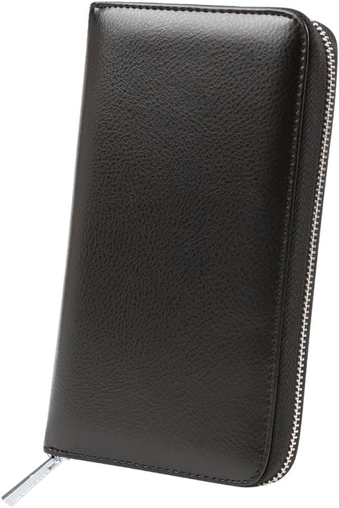 Cynure Women 36 Slots RFID Blocking Card Holder Large Long Leather Zipper Organizer Accordion Wallet...
