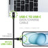 Type C to Type C Data Charging Cable, 4ft (1.2m) long Reversible USB Type-C Charge & Data Sync Cable for Samsung Galaxy S8/S8 Plus, Nintendo Switc...