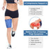 Health Gear Thigh Compression Sleeve Hamstring Wrap, Thigh Support Brace with Anti-Slip Material for Quad, Groin, Inflammation, Swelling, Bruising...