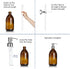 4PC Soap Dispenser Lids - Stainless Steel Replacement Pump -Waterproof Label Stickers 8 Pack Tubes Fit 28/400 Thread Neck Bottles,for Dish Soap,Lo...