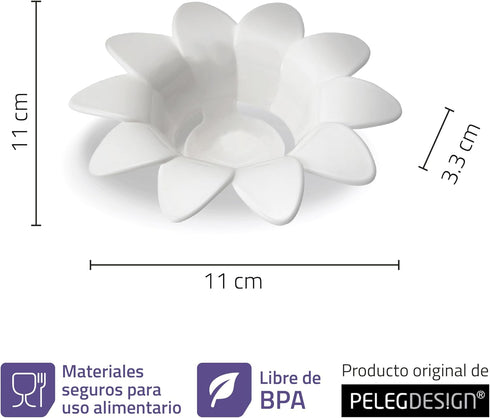 Peleg Design Daisy Plastic Egg Separator, Egg White Yolk Divider Kitchen Gadgets Baking Tools Egg Extractor, Cute Flower Design...