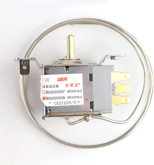 Mini Fridge Thermostat,Universal Freezer Refrigerator Thermostat Controller(3 pin WDF 18gl B02020008,AC 220V 6A WDF18-L)...