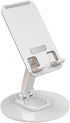 Cellphone Stand Holder 360° Rotation Phone Stand Foldable Scalable Office Desk Adjustable Portable for Travel White...