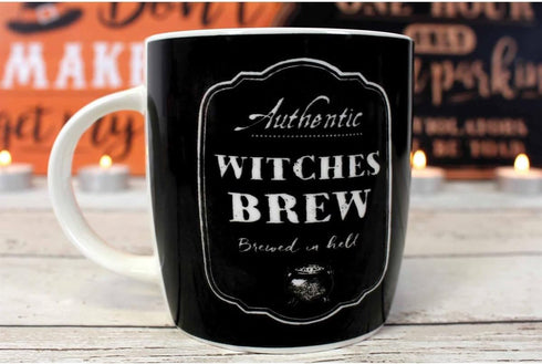 Something Different Wholesale Enchanting Witches Black & White Bone China Brew Boxed Mug – 9x12.2 Centimetres – Unique Design, Durable Material – ...