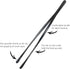 12-Inch Professional Kitchen & Cooking Tweezers Tongs - Stainless Steel Long Tweezer Tongs - Black Coated - BBQ,Plating,Multi-use...