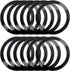12 Pack Universal Metal Rings Compatible with MagSafe Magnetic Wireless Charger, Ultra Thin Rings Sticker Compatible with iPhone 13 12 Pro Mini Ma...