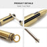 Keychain Matchstick Fire Starters, Waterproof Permanent Metal Match with Flint Matchstick, Portable Kerosene Refillable Lighter for Emergency Surv...