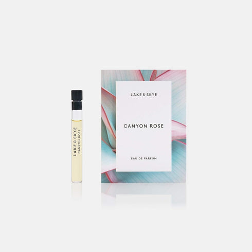 Lake & Skye Canyon Rose Eau de Parfum, Long Lasting Fragrance, Paraben, Phtalates and Sulfates Free .04 fl oz (1.2 ml) - Warm Floral and Vanilla...