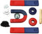 Physics Science Magnets Kit for Education Science Experiment Tools Icluding Bar/Ring/Horseshoe/Compass Magnets...