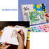 Watercolor Spiral Notebook A5 Painting Paper 30 Sheet Blank Sketchbook Professional Watercolor Card Paper for Artist Student Hardcover Journal wit...
