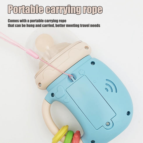 Baby Musical Toy 18M+ Cute Baby Bottle Light Up Music Baby Toys Early Learning Educational Infant Toys Baby Girl Boys Birthday Gift Toy for 2 3 Ye...