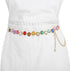 ELABEST Colorful Rhinestone Chain Belt Crystal Waist Belt Statement Diamond Waist Chains for Women...