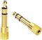 VCE 6.35mm (1/4 inch) Male to 3.5mm (1/8 inch) Female Stereo Audio Jack Adapter for Aux Cable, Guitar Amplifier, Headphone, 2 Pack...
