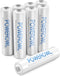 POWEROWL AAA Rechargeable Batteries, Rechargeable AAA Batteries 1000mAh High Capacity 1.2V NiMH Low Self Discharge Rechargeable AAA Battery, 8 Pac...