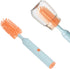 Electric Baby Bottle Brush Cleaning Brush Set with 2 Speeds and Rotating Silicone Bristles,Bottle,Pacifier,Straw Brush Cleaner (Blue)...