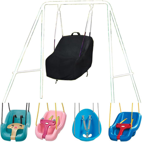 black baby swing cover,suitable for Little Tikes/Step2 baby swings, outdoor Toddler swing seat dust cover...
