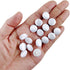 Colorful Colors Satin Cloth Button Buttonhole Wedding Dress Back Handmade DIY Accessories,1Set (50PCS Buttons and 50 Buttonhole) White...