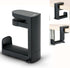 KIWIFOTOS Headphone Stand Holder Under Desk, PC Gaming Headset Hook Hanger Mount with 360 Adjustable Rotating Arm Clamp & Built in Cable Clip - Bl...