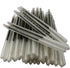24 Bulk Pack 4" Clear Flexible Round Barrel Pens with Cap for Comfortable Writing (Blue)...