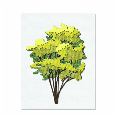 Shadow Trees Plant Metal Cutting Dies for Card Making, Paper Embossing Die Cuts Kit Templates, Storage Pockets Supplies, Photo Frame Album DIY Scr...