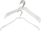 Mawa by Reston Lloyd BodyForm Series Non-Slip Space-Saving Clothes Hanger For Jackets, Suits & Coats, 16-1/2",Style 42/L, Set of 5, White...