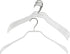 Mawa by Reston Lloyd BodyForm Series Non-Slip Space-Saving Clothes Hanger For Jackets, Suits & Coats, 16-1/2",Style 42/L, Set of 5, White...