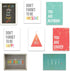 Children Inspire Design The Rules Mini Collection 5x7 Wall Art Prints, Typography, Nursery Decor, Kid's Wall Art Print, Kid's Room Decor, Gender N...
