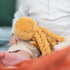 Nattou Plush Stuffed Toy, Cuddly Companion, Umbilical Cord Design Reassures Baby, Vegan, Lapidou Octopus, Yellow...