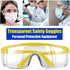 mozeeda 5 PACKS Safety Glasses Goggles, Men Women Clear Anti-fog UV400 Protection Eyeglasses Adjustable Temples ANSI Z87 Eyewear Protection Anti-S...