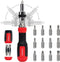 SHARDEN Ratcheting Screwdriver 13-in-1 Multibit Screwdriver All in One Screwdriver Set with Phillips, Flat Head, Torx Security, Hex, Robertson, 18...