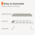 Instant Dry Sink Caddy Organizers, Sponge Holder for Kitchen Sink Counter, Water Absorbing Stone Drying Mat Rack, Soap Dish for Bathroom Counterto...