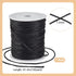 PH PandaHall 100 Yards 1.5mm Waxed Cotton Cord Black Waxed Thread Beading String for Bracelet Necklace Waist Beads Making Crafting Beading Macrame...