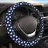 American Flag White Stars on Blue Steering Wheel Covers, Breathable Anti-Slip Sweat Absorption Universal 15 Inch Car Wheel Cover Accessories for M...