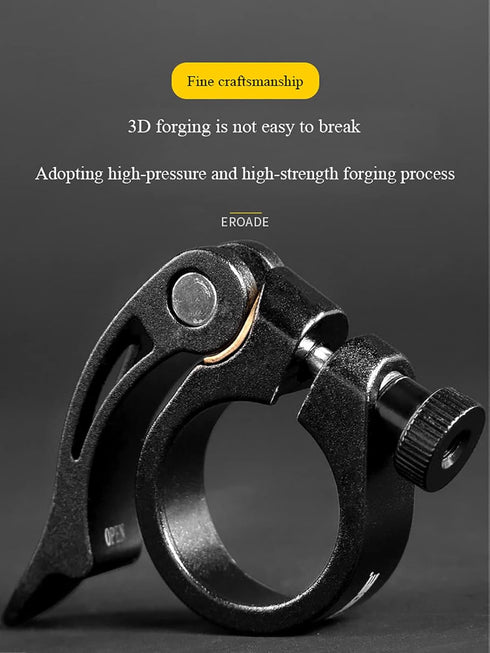 Alloy Bicycle Seat Clamp Quick Release Seat Clamp 28.6mm Bicycle Saddle Clamp for MTB and Road Bike (28.6mm)...