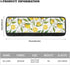 Jiueut 2 Pack Yellow Lemon Print Refrigerator Handle Covers,Kitchen Appliance Handle Covers Antiskid Protector Gloves for Fridge Oven Keep Off Fingerprints,Stain