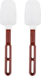 Vollrath 58110 High-Temp Spatula SoftSpoons, Set of 2 (10-Inch, Silicone Spoon Blade),White...