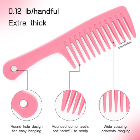 Wide Tooth Comb, Wide Tooth Comb for Curls, Hair Comb, Combs for Women, Detangling Comb, Comb for Curly Hair, Wide Tooth Comb for Wet Hair, Comb B...