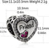 Friend Charm 925 Sterling Silver Friendship Charm Heart Charm Anniversary Charm for DIY Charms Bracelet...