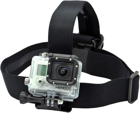 Multi-Function Adjustable Belt Cellphone Selfie Head Mount Strap for Sony Action Cam/Gopro Hero/Cell Phone/iPhone 16 15 14 13 12 11 Pro Max XR XS ...