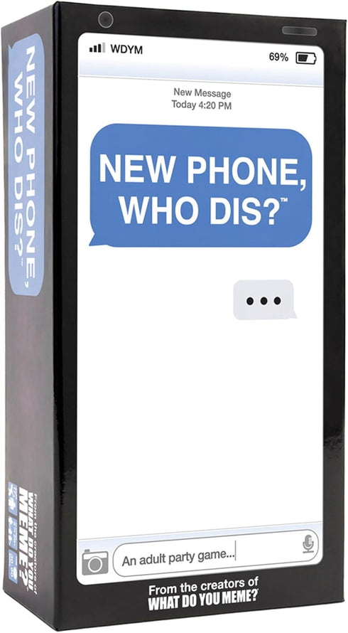 WHAT DO YOU MEME? New Phone, Who Dis? - The 100% Offline Text Messaging Party Game - Board Games for Adults, Fun Games by Relatable...