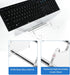 Acrylic Keyboard Display Stand 2-Tier Mechanical Keyboard Storage Rack Transparent Display Holder for Keybpard Tablet Picture Frames...